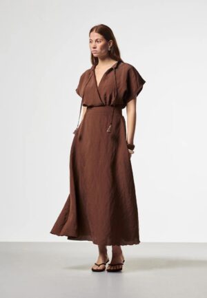 Aaiko Serra Mod 521 Jurk 191016 Bitter Chocolate