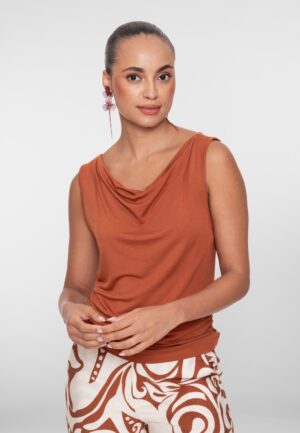 Geisha Waterfall Top 62411-99 Tops En Singlets 202 Ginger