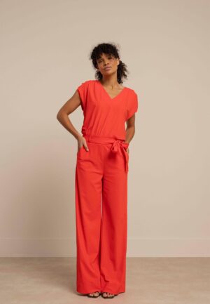 Studio Anneloes Laure Jumpsuit 13670 Jumpsuit 2800 Coral Red