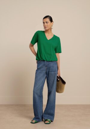 Studio Anneloes Vicky Shirt 13805 T-shirt Korte Mouw 7200 Grass Green