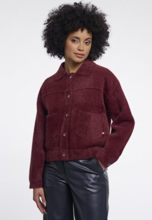 Rino - Pelle Bubbly.5002611 Boxy Jacket Jackets 11110 Sangria