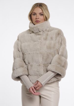 Rino - Pelle Feline.7002611 Jacket With Rib Cuffs Jackets 9030 Birch