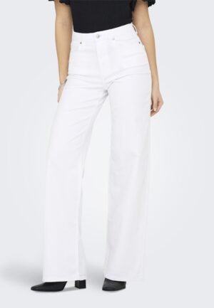 Only Onlmadison Blush Hw Wide Dnm Cro Noos 15310632 Loose Fit White