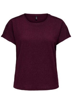 Only Onldebbie S/s Detail Top Cc Jrs 15376483 T-shirt Korte Mouw 5051485 Fig