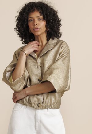 Studio Anneloes Judy Dot Jacket 13872 Jackets 2200 Latte
