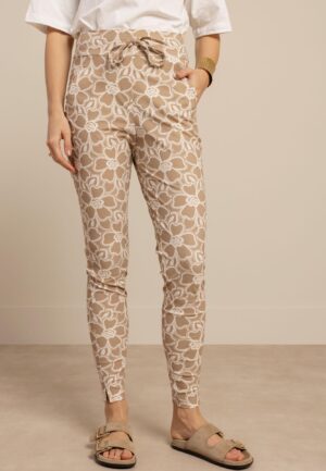 Studio Anneloes Stairdown Broderie Trousers 13885 Broek 2217 Latte/ecru
