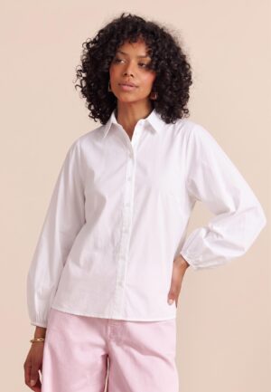 Studio Anneloes Yuki Poplin Blouse 13854 Blouse 1100 Off White