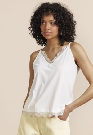 Studio Anneloes Mitzie Lace Top 13852 Tops En Singlets 1700 Ecru