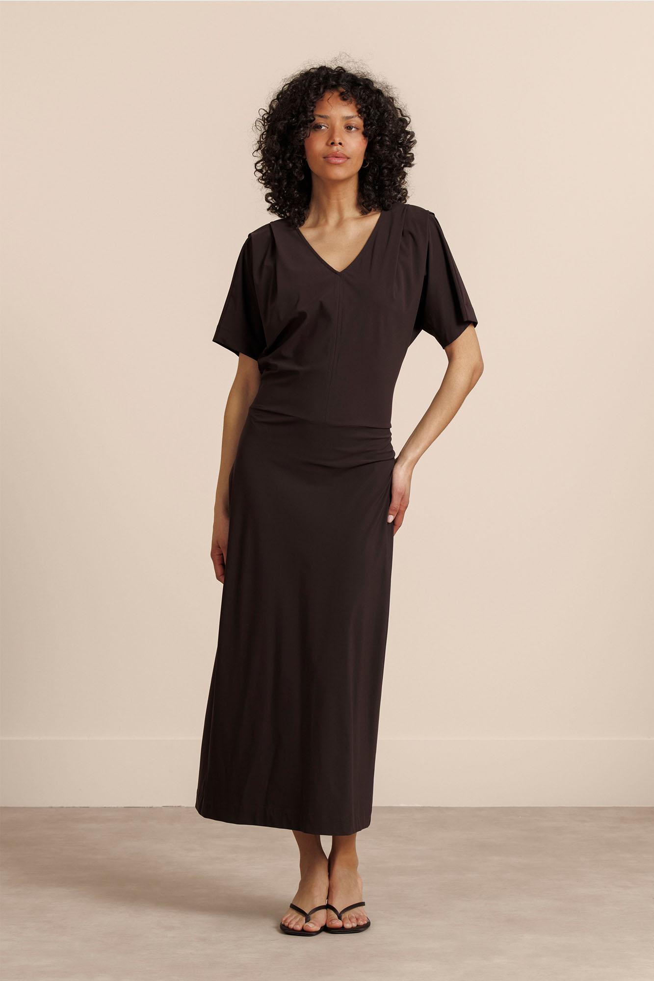 Studio Anneloes Ivey Dress 13932 Jurk 8700 Espresso