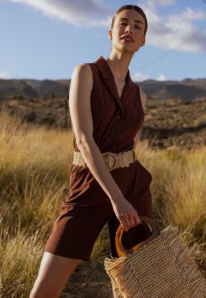 Studio Anneloes Tove Playsuit 13954 Jumpsuit 8600 Chestnut