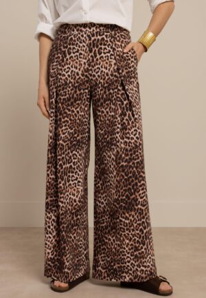 Studio Anneloes Sari Leopard Trousers 13960 Broek 9997 Multi Color