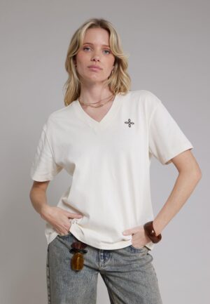 Pink Noir Artemis T-shirt Pn22243232 T-shirt Korte Mouw 110 Eggnog