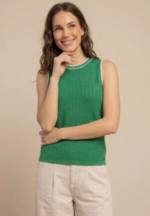 Studio Anneloes Novi Twinset Singlet 13772 Tops En Singlets 7214 Grass Green / Kit