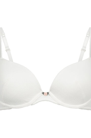 Hunkemöller Voorgevormde beugel bh Pointelle Wit - Afbeelding 2