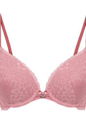Alternative view of Hunkemöller Voorgevormde push-up beugel bh Marine Roze