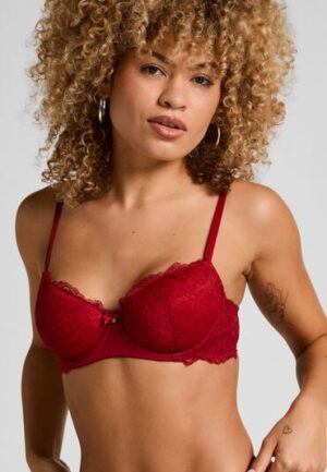 Hunkemöller Voorgevormde beugel bh Marine Rood