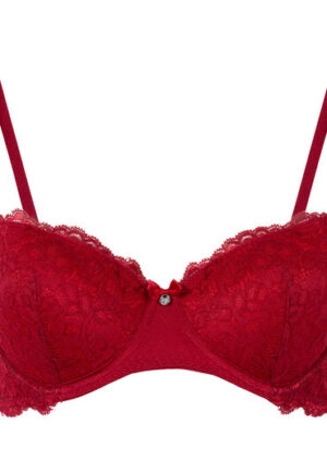 Alternative view of Hunkemöller Voorgevormde beugel bh Marine Rood