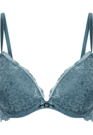 Alternative view of Hunkemöller Voorgevormde push-up beugel bh Marine Blauw
