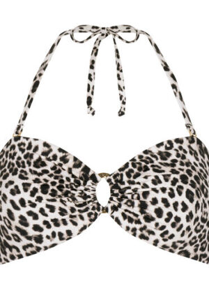 Alternative view of Hunkemöller Bandeau Bikinitop Leopard Zwart