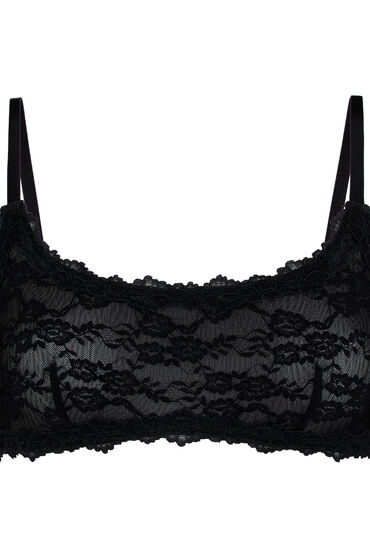Hunkemöller Bralette Aveline Zwart - Afbeelding 2