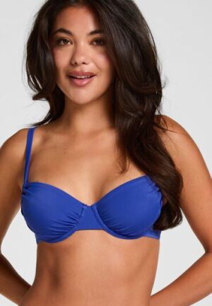 Hunkemöller Voorgevormde Beugel Bikinitop Bardolino Blauw