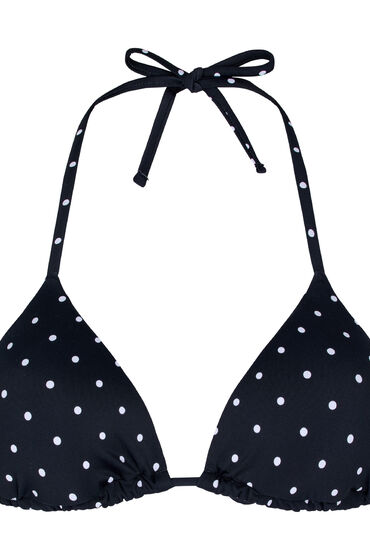 Hunkemöller Triangle Bikinitop Bardolino Zwart - Afbeelding 2