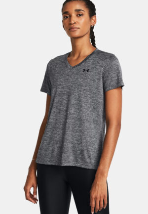 Under Armour Tech Twist V-Neck Sportshirt Dames L/40