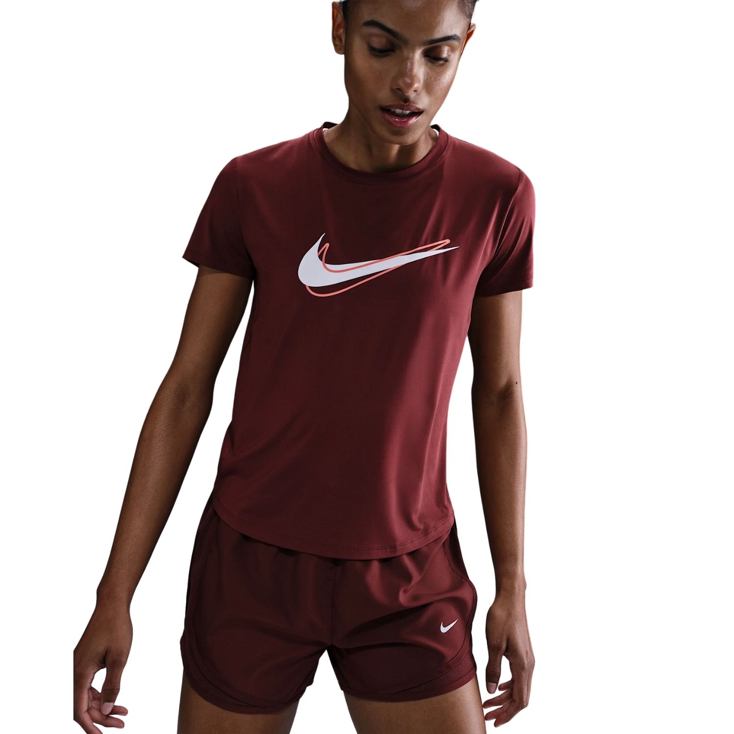 Nike One Swoosh Dri-Fit Sportshirt Dames S/36.