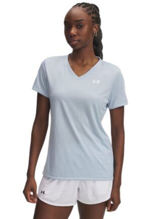 Under Armour Tech V-Neck Sportshirt Dames M/38