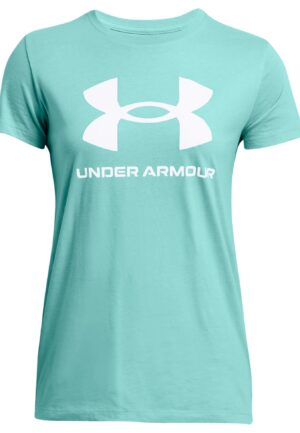 Under Armour Rival Logo Short Sleeve Sportshirt Dames XL/42