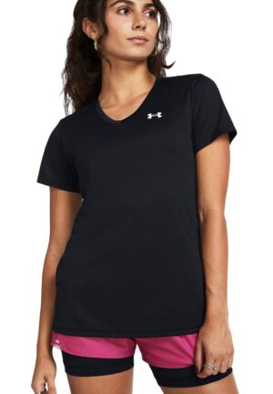 Under Armour Tech V-Neck Sportshirt Dames M/38