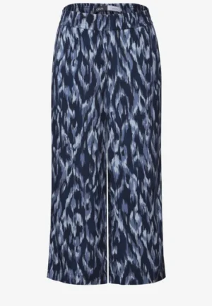Alternative view of 3/4 Broek met gedessineerde Wide Legs