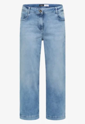 Alternative view of 3/4 High Waist Wide Legs jeans in Loose Fit