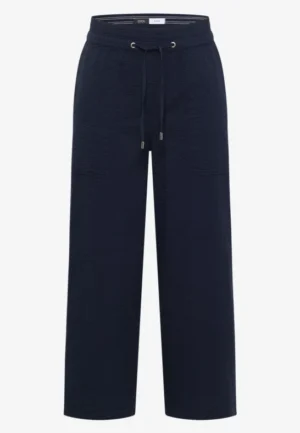 Alternative view of 3/4 Wide Legs broek in seersucker kwaliteit