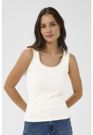 Kaffe - Wit | unisex | Top | Wit | S | regular | Kamst mode