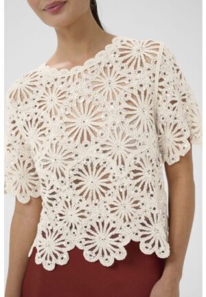 Kaffe - Grijs | unisex | Top | Grijs | M/L | regular | Kamst mode