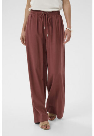 Kaffe - Bruin | unisex | Broek | Bruin | 46 | regular | Kamst mode