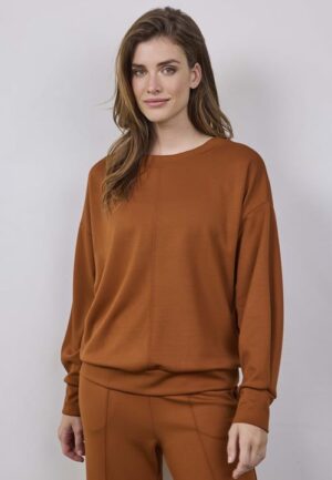Alternative view of Sweater Tamsin Ginger brown