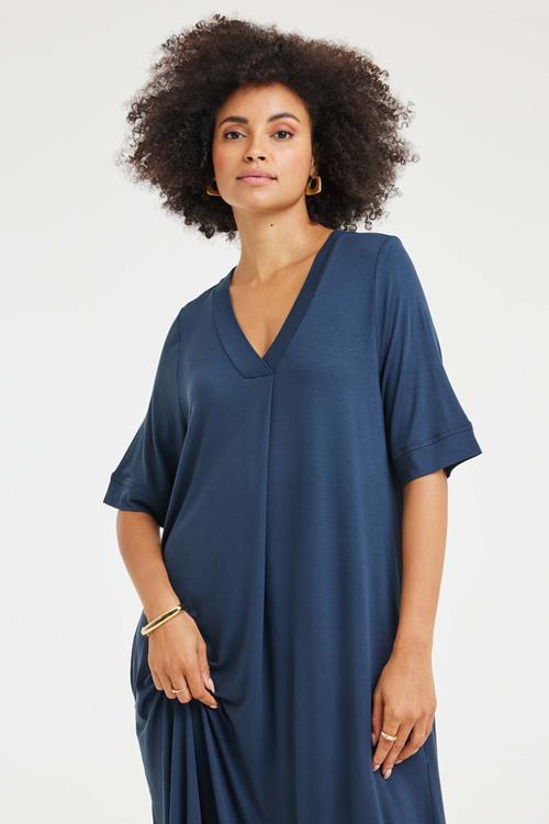 Loose dress Amore Dark blue - Afbeelding 3