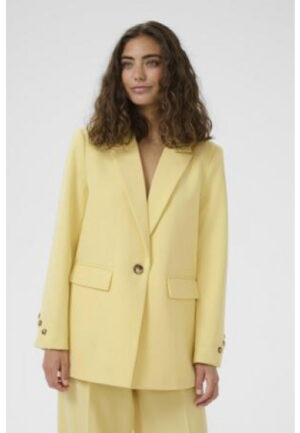 Culture - Geel | unisex | Blazer | Geel | 42 | regular | Kamst mode