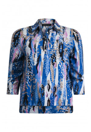 Roberto Sarto - Blauw | Dames | Top | Blauw | 42 | regular | Kamst mode