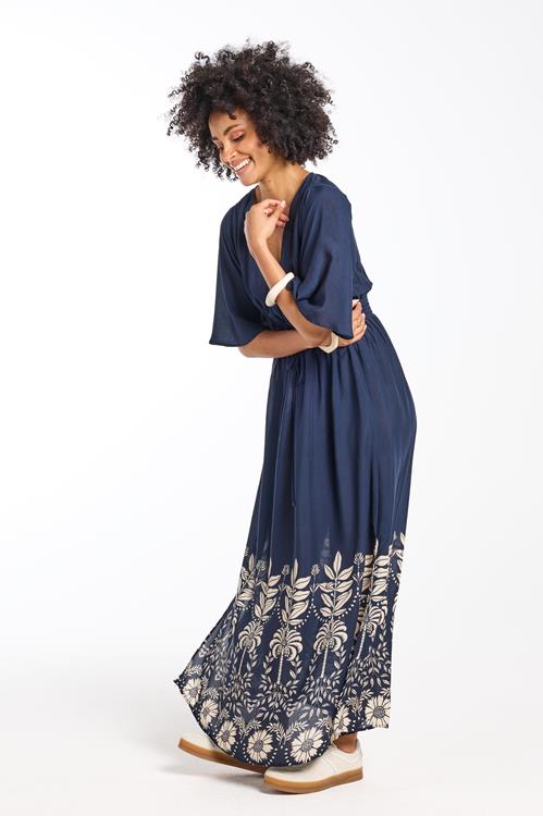 Dress Cherish Blue Coast print - Afbeelding 4