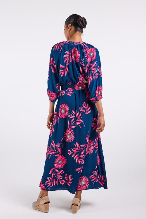 Dress Soulmate Blue Mangrove print