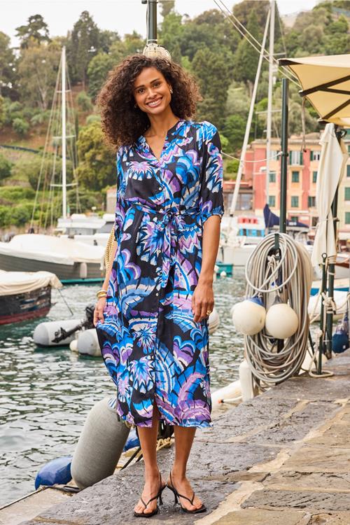 Dress Mirage Black Sunlight print - Afbeelding 2