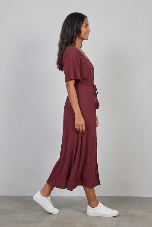 Dress Jazzy Burgundy - Afbeelding 3