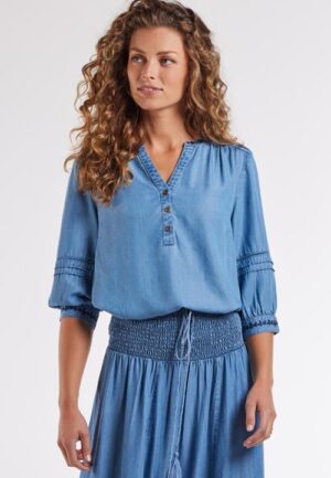 Alternative view of Blouse Hope Denim mid blue