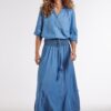 Skirt Magic Denim mid blue - Afbeelding 3