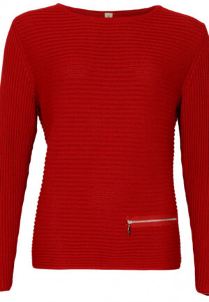 Skovhuus - Rood | Dames | Trui | Rood | XXL | regular | Kamst mode