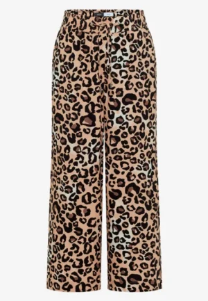 Alternative view of 7/8 High Waist broek met Wide Leg en leoprint