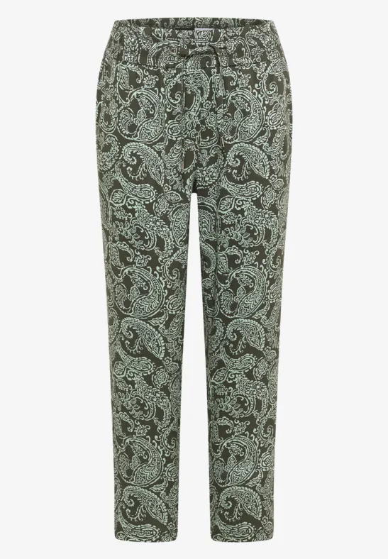 7/8 Mid Waist Slim Leg broek in een Loose Fit. - Afbeelding 2
